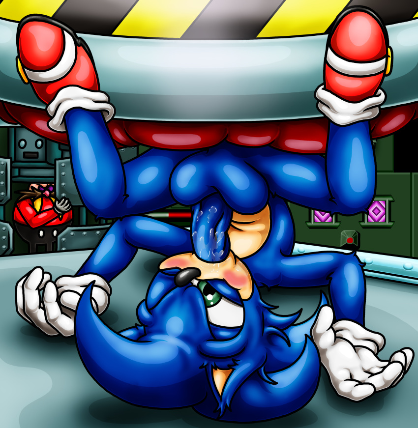 autofellatio balls blush forced gay happyanthro male masturbation penis sonic_(series) sonic_the_hedgehog