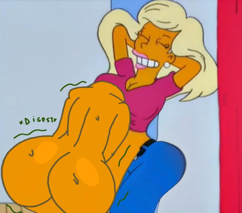 bad_edit digestion low_quality_edit the_simpsons titania_(the_simpsons) vore vore_belly what