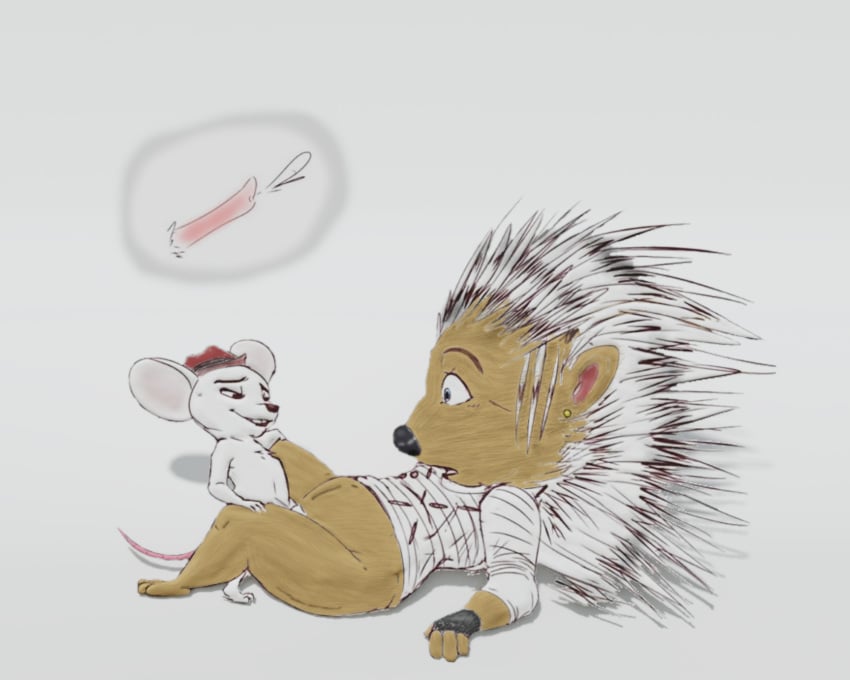 3d ash_(sing) blender composite cycles drawing furry gimp hi_res lying mammal mike_(sing) missionary_position mouse on_back ponlets porcupine rodent sex shaded sing_(movie)