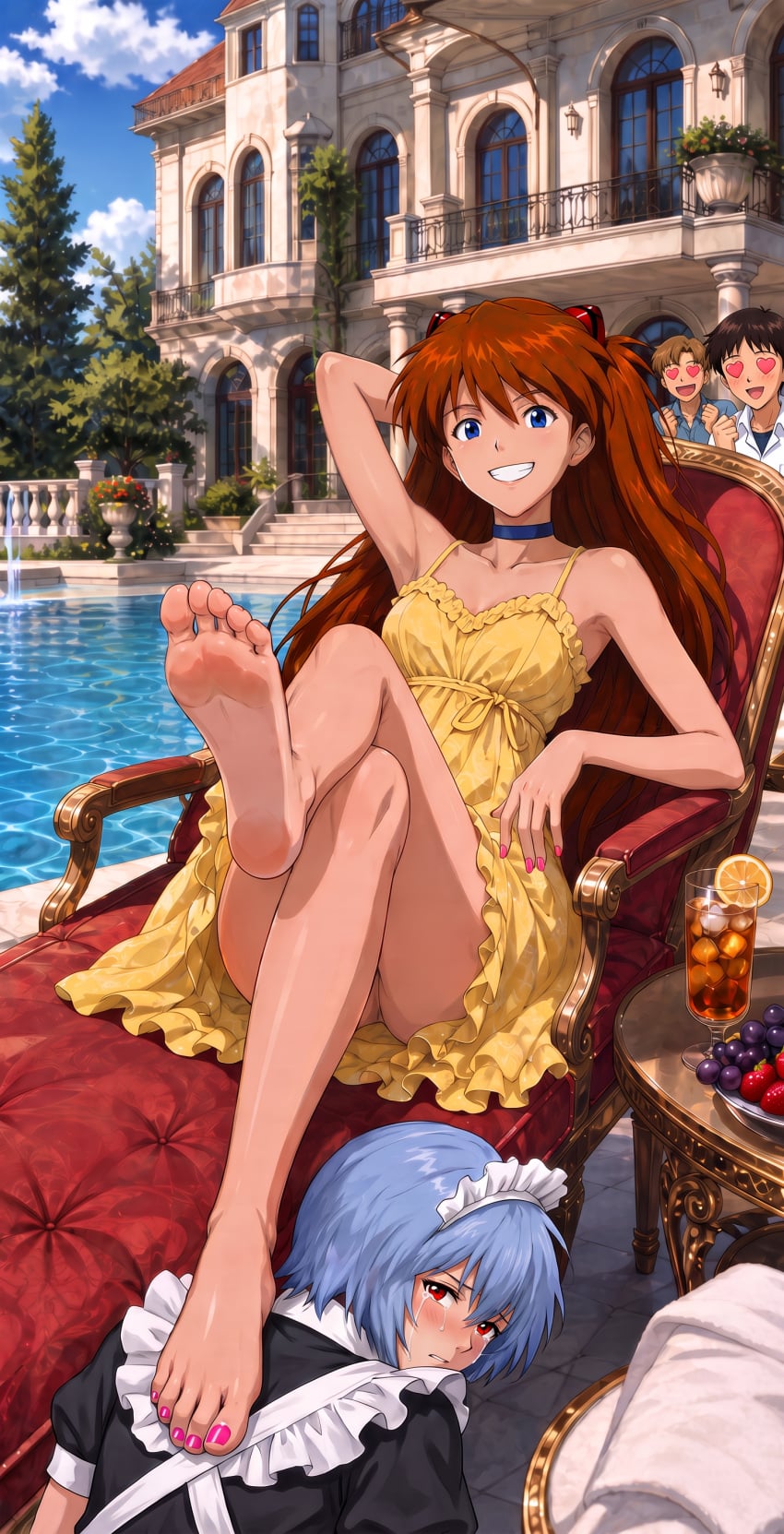 Asuka Langley Sohryu (Neon Genesis Evangelion) Rule 34 Image