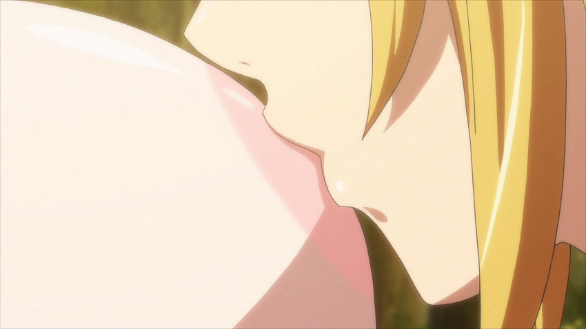 2girls age_difference animated areolae blonde_hair blush breast_feeding breast_sucking breasts closed_eyes curvy_milf elizabeth_(seikon_no_qwaser) heavy_breathing hoods_entertainment huge_breasts kaneko_hiraku large_areolae multiple_girls nipple_suck nipple_sucking nipples pink_hair screencap seikon_no_qwaser suckling sweat trembling tsujidou_miyuri white_bra young_woman younger_female yuri