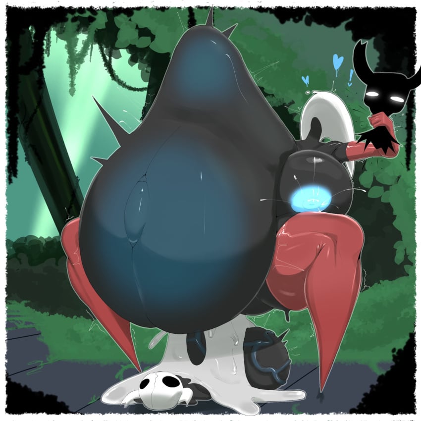 1boy1girl 1girl1boy 2025 2d 2d_(artwork) arachnid arachnid_humanoid areolae ass background big_ass big_belly big_breasts big_breasts big_female big_female_small_male black_body black_skin breasts breasts breasts_bigger_than_head cum cum_in_pussy cumflated_belly cumflation cumming cumming_in_pussy dark_body dark_skin dark_skinned_female ejaculation female_on_top glistening glistening_body happy happy_sex heart hearts_around_head hips hips_wider_than_shoulders hollow_knight hornet_(hollow_knight) hyper_penis inflation lactating lactating_nipples lactation large_belly large_breasts large_thighs male_on_bottom megamor nipples penetration penis penis_in_pussy protagonist_(hollow_knight) sex shaded thick_thighs thighhighs thighs tight_pussy vaginal_penetration wide_hips