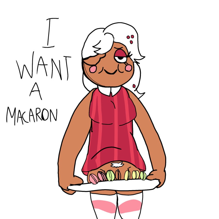 christmas cookie cookie_girl dandy's_world food_play funny ginger_(dandy's_world) joke jxci macaron macaroni meme meme_reference pussy satire self_upload shitpost