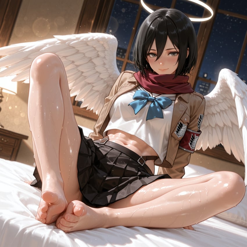 Mikasa Ackerman (Attack On Titan) Rule 34 Image