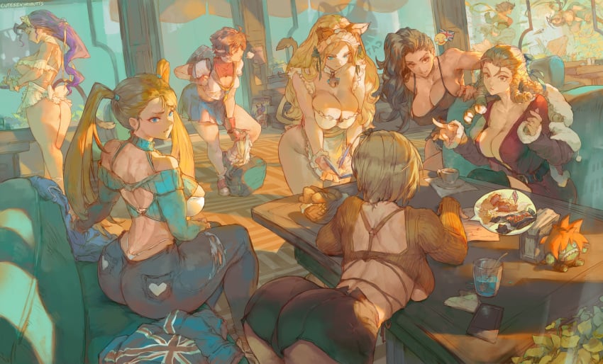 6+girls 7girls absurd_res artist_name ass big_ass black_hair blonde_hair blue_eyes brazilian brazilian_female breasts brown_hair cammy_white capcom casual_clothes cat_ears cleavage clothed commission cutesexyrobutts female fully_clothed fully_clothed_female hi_res huge_ass huge_breasts ibuki_(street_fighter) karin_kanzuki kolin laura_matsuda long_hair maid makoto_(street_fighter) multiple_girls pigtails purple_hair rainbow_mika rose_(street_fighter) sakura_kasugano short_hair skirt street_fighter street_fighter_6 street_fighter_alpha street_fighter_alpha_2 street_fighter_alpha_3 street_fighter_iii street_fighter_iii:_3rd_strike street_fighter_iii_(series) street_fighter_v tail thick_thighs thong thong_above_skirt thong_straps twintails underboob union_jack