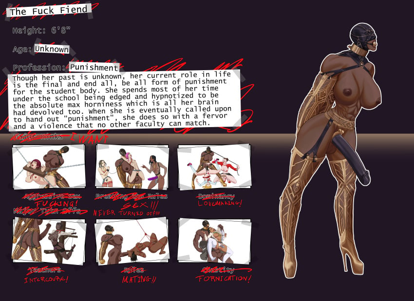 1futa abs absurd_res areolae armbinder ball_gag balls bent_over big_breasts big_penis_in_chastity bondage brainwashing breasts cage caged_cock caged_dom casual character_name character_sheet chastity chastity_cage chastity_device cock_cage commission dark-skinned_futanari dark_skin duo futa_on_futa futa_only futanari genitalwear gold gold_jewelry headwear high_heel_boots high_heels highres huge_breasts human hypnosis incredibly_absurdres intersex latex latex_hood legbinder light-skinned_futanari light_skin loop163 loss_of_self mind_control muscular muscular_futanari nipples norwell_college nude ooney101 penis_cage sex short_hair skindentation strap-on strap-on_over_chastity text the_fuck_fiend_(norwell_college) thighhighs