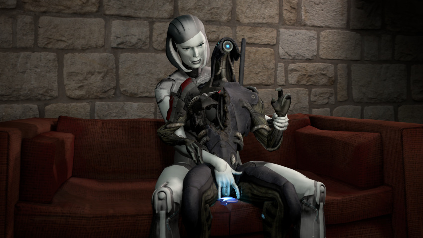 1cuntboy 1girls 3d arm_grab cuntboy domination edi female femdom fingering from_behind_position intersex legion_(mass_effect) machine mass_effect robot sex tagme video_games