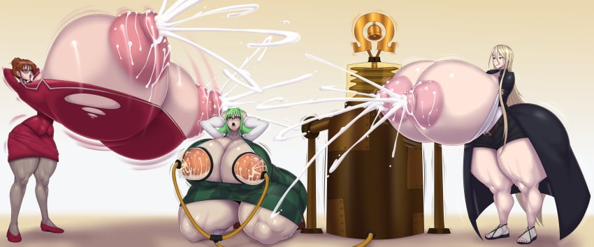 2025 3girls absurd_res ahe_gao ahegao ass bangs bell belt ber00 big_ass big_breasts big_nipples black_clothing blonde_hair breast_expansion breasts breasts_bigger_than_body breasts_bigger_than_head breasts_bigger_than_torso brown_eyes brown_hair brunette bursting_breasts checkered_clothes cleavage clothed clothed_female clothing crossed_arms eiken enormous_breasts evangeline_a.k._mcdowell female female_only gigantic_breasts glasses green_clothing green_eyes green_hair hands_behind_head hands_on_head high_resolution highres huge_ass huge_breasts huge_nipples human hyper hyper_breasts kneeling komon lactating lactation lactation_without_expressing long_hair looking_at_breasts looking_pleasured mahoromatic milking milking_machine nipples nipples_bigger_than_head on_knees orange_eyes pantyhose png red_suit ripped_clothing ripped_suit saliva saori_shikijo shikijou_saori shoes short_hair simple_background smile smiling standing suction_cup suction_cups suit sweat sweating thick_thighs top_heavy uq_holder! voluptuous voluptuous_female wardrobe_malfunction wide_hips