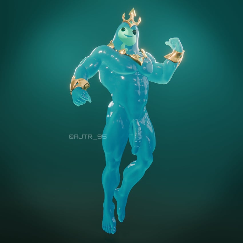 3d aj_racer95 bara flaccid flaccid_penis fortnite gay male male_focus male_only muscular muscular_male poseidon_(fortnite) rippley rippley_(fortnite) solo solo_male toony_face