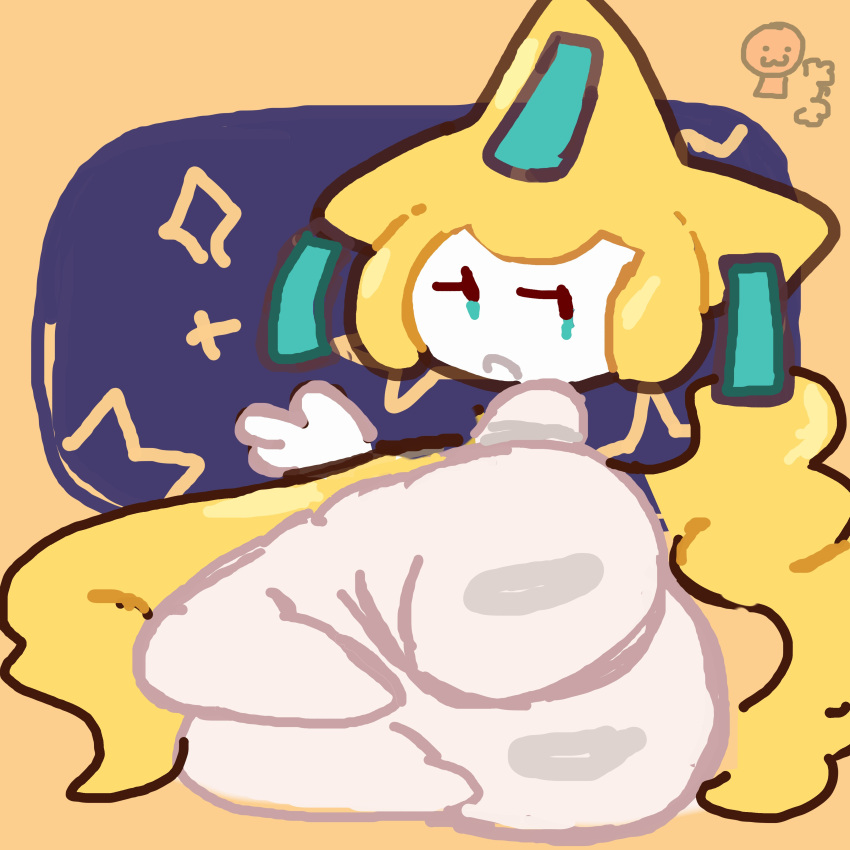 2d ahoebakery ambiguous_gender anthro anthro_only fat_ass humanoid jirachi pokémon_(species) pokemon pokemon_(species) tagme