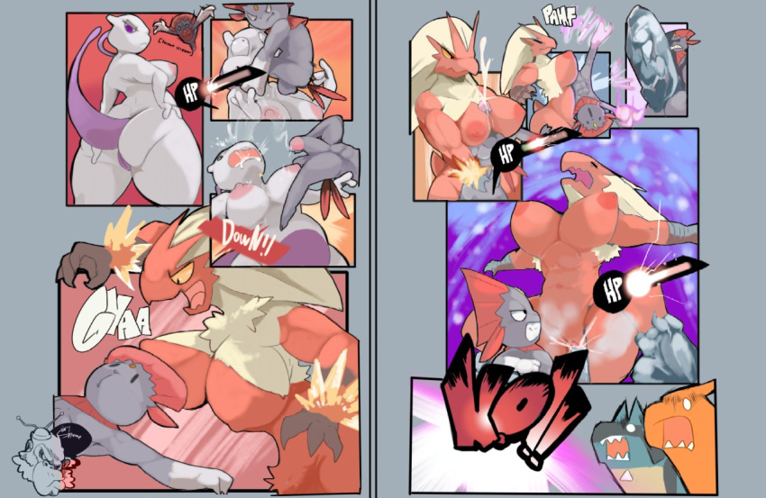 1boy 2girls abs anthro anthro_on_anthro ass avian battle big_breasts blaziken breasts charizard cheek_bulge clenched_teeth closed_eyes comic cum cum_in_pussy cum_inside domination dragon duo erection feline female femdom fire forced forced_oral furry huge_breasts humanoid_penis interspecies large_ass larger_female legendary_pokémon lucario male mewtwo muscular muscular_female muscular_male nintendo nipples nude open_mouth oral paizuri penetration penis pokemon pokemon_(species) pokemon_dppt pokemon_mystery_dungeon pokemon_rgby pokemon_rse scalie sex shamelesss size_difference smaller_male teeth testicles text thick_thighs vaginal_penetration video_games weavile wide_hips