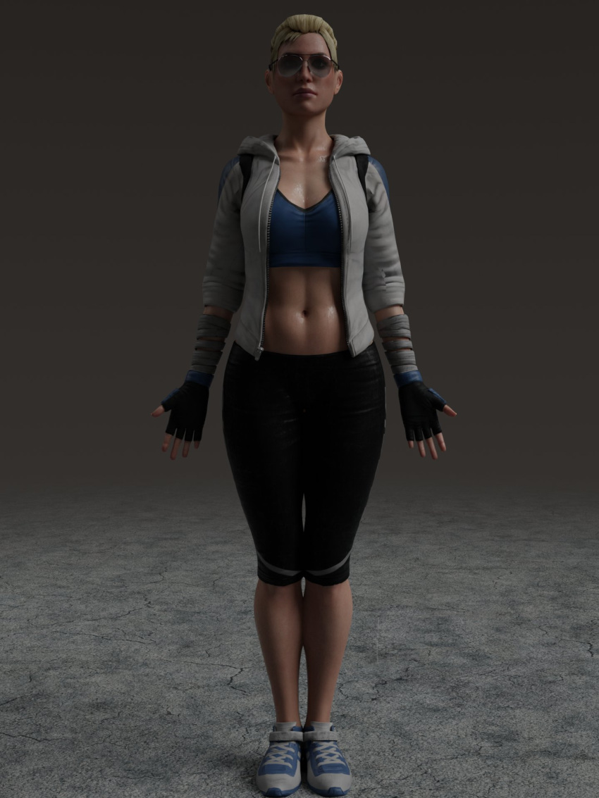 1girls 3d cassie_cage curvaceous curvy curvy_figure female female_focus female_only fully_clothed legs light-skinned_female light_skin mortal_kombat mortal_kombat_x netherrealm_studios plague_of_humanity_(artist) slim_waist solo voluptuous waist