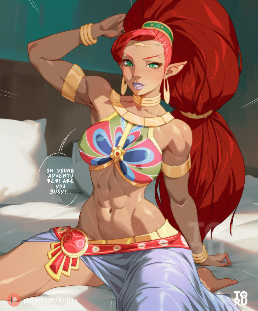 abs armpits arttoru breath_of_the_wild female female_only gerudo solo solo_female tall_female the_legend_of_zelda the_legend_of_zelda:_breath_of_the_wild urbosa whitewashed