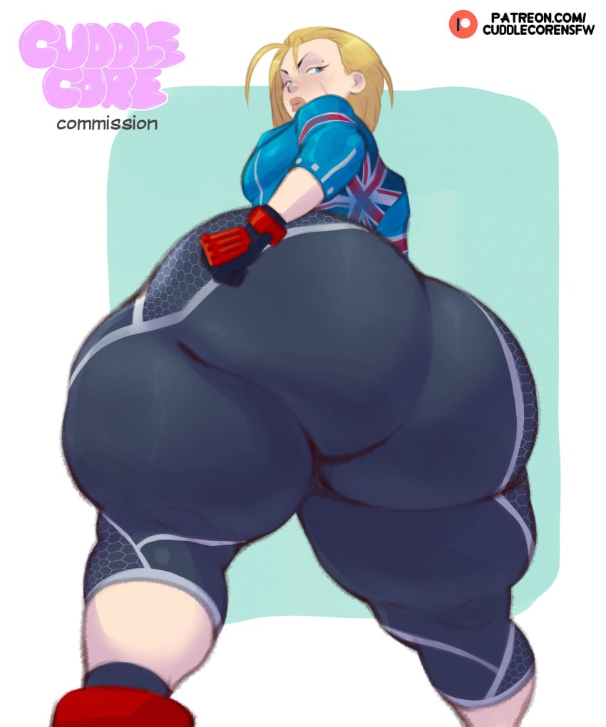 1girls big_ass big_butt blonde_hair bottom_heavy breasts cammy_white cammy_white_(street_fighter_6) capcom cuddlecore fat_ass fat_butt female gloves huge_ass jacket large_ass looking_back low-angle_view massive_ass massive_butt massive_thighs pants solo_female street_fighter street_fighter_6 thick thick_ass thick_thighs thunder_thighs tight_clothing tight_fit tight_pants union_jack voluptuous voluptuous_female wide_hips