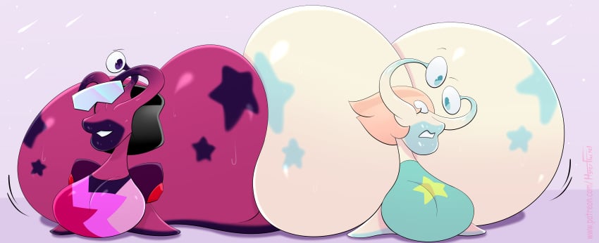 ass_built_separately ass_expansion ass_inflation big_ass big_breasts big_butt big_lips breast_expansion breast_inflation butt_expansion butt_inflation butt_squish butts_touching buttsnail cartoon_network expansion eyestalks garnet_(steven_universe) gem_(species) huge_ass huge_breasts huge_butt huge_lips hyper hyper_ass hyper_butt hyper_lips hyperflannel inflation lip_expansion lip_inflation massive_ass massive_breasts massive_butt pearl_(steven_universe) snail snail_girl snailification steven_universe transformation warner_brothers what