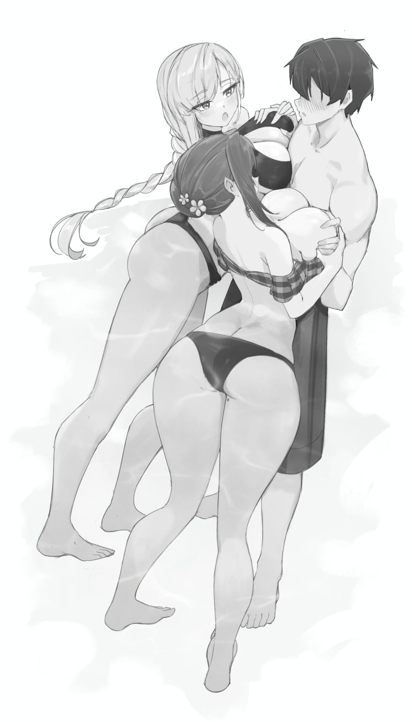 Aijou Rentarou (100 Kanojo) Rule 34 Image