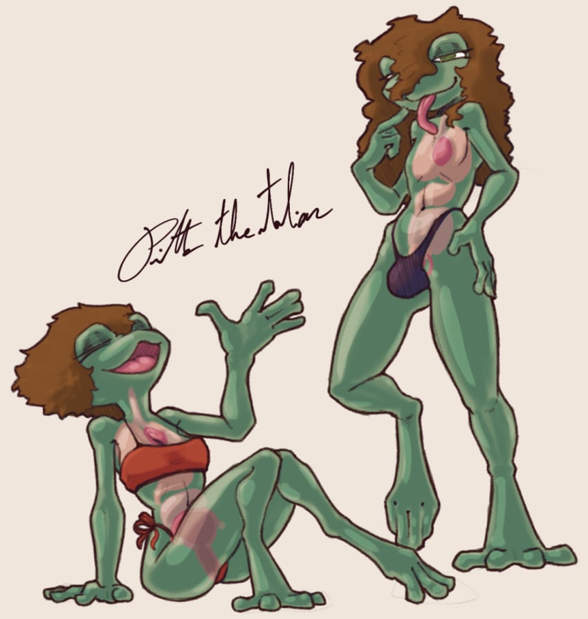 amphibian anthro bedroom_eyes brother_(lore) brother_and_sister_(lore) bulge cervix claire_(pitta_the_italian) clothed clothing duo female femboy frog gesture glass_frog hair hand_on_hip long_hair looking_at_viewer male male/female narrowed_eyes organs ovaries owen_(pitta_the_italian) pitta_the_italian prostate seductive sibling_(lore) sister_(lore) sitting sitting_on_ground skimpy standing swimwear tongue tongue_out translucent translucent_body uterus waving waving_at_viewer