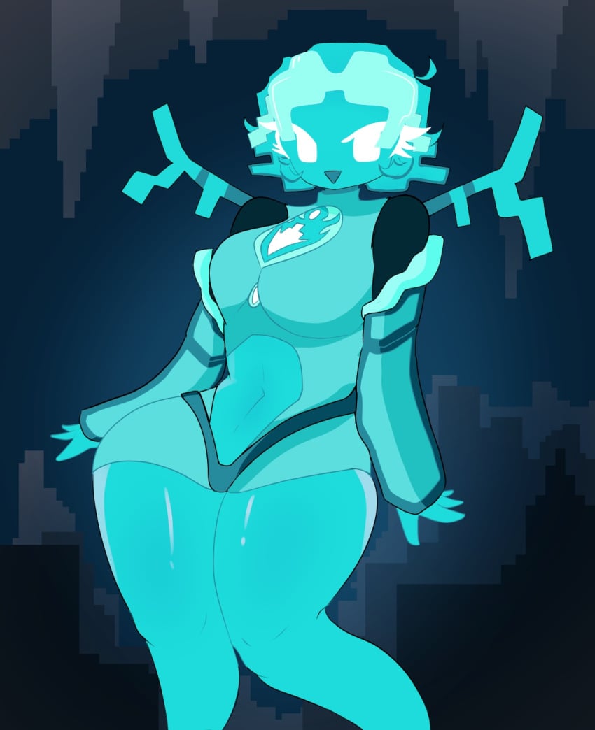 1girls aschazm breasts minecraft tagme unnamed_character