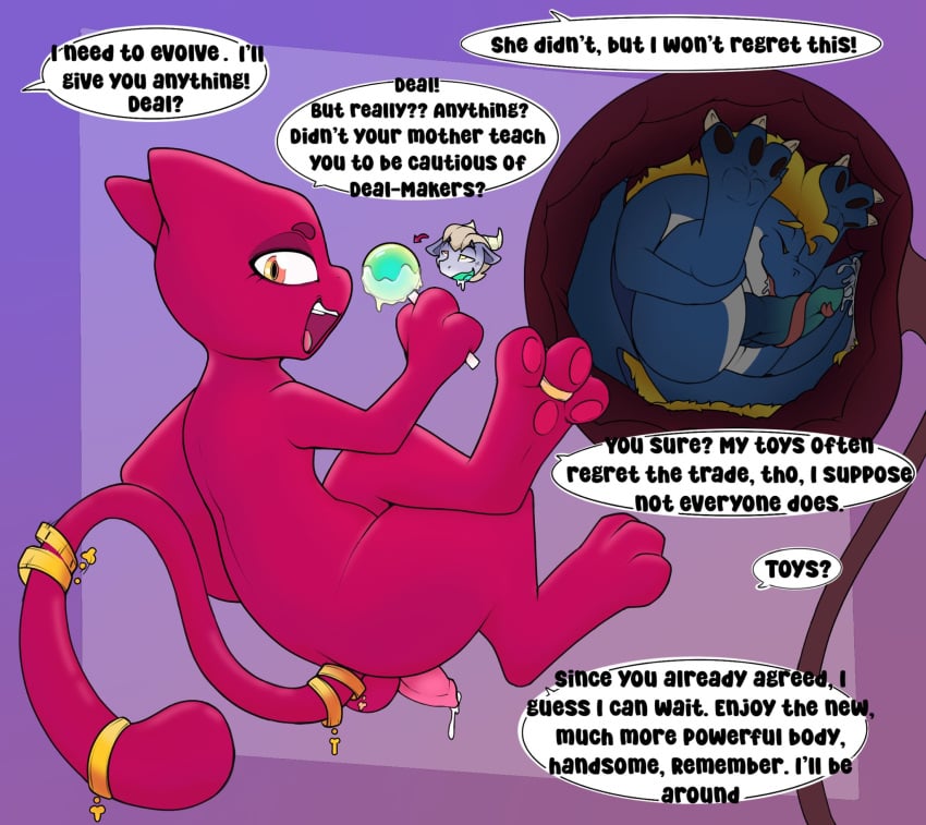 accessory balls bodily_fluids candy cum dessert digit_ring dragon fan_character feet feral food food_transformation foot_focus furgonomics generation_1_pokemon genital_fluids genitals group hi_res inanimate_transformation internal jewelry kidney kobold legendary_pokemon lollipop magic magic_user male male/male mew_(pokemon) mythological_creature mythological_scalie mythology nintendo nyama offscreen_character organs pawpads paws penis pokemon pokemon_(species) ring scalie shrinking size_difference size_transformation tail tail_accessory tail_jewelry tail_ring toe_ring toes transformation trio wax_feather