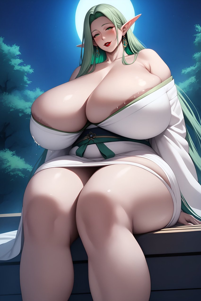 1girls ai_generated big_ass big_breasts big_thighs breasts bust busty curvaceous curvy curvy_figure elf elf_ears elf_female enormous_ass enormous_breasts female gigantic_ass gigantic_breasts green_hair hips hourglass_figure huge_ass huge_breasts huge_thighs large_ass large_breasts light-skinned_female light_skin massive_ass massive_breasts mature mature_female onlyaimommys original original_character slim_waist talita_(onlyaimommys) thick thick_hips thick_legs thick_thighs thighs top_heavy voluptuous waist wide_ass wide_hips wide_thighs