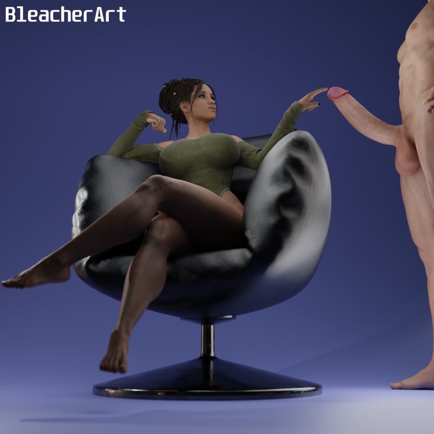 1boy 3d 3d_model 3d_render absurdres ballsack bimbo bimbo_body black_hair bleacherart breasts chair chair_position cyberpunk cyberpunk_(series) cyberpunk_2077 dark-skinned_female dark_body dark_skin dick dreadlocks dreads female female_focus finger_on_penis fingers highres imminent_fellatio imminent_interracial imminent_oral imminent_sex interracial interracial_sex large_ass large_breasts large_penis large_testicles light_body looking_at_another looking_at_partner muscular muscular_male naked naked_male nude nude_male nude_male_clothed_female panam_palmer partial_male penis penis_awe penis_out scrotum sitting sitting_on_chair testicles thick_thighs vein veins veiny veiny_muscles veiny_penis video_game video_game_character video_game_franchise white_skin