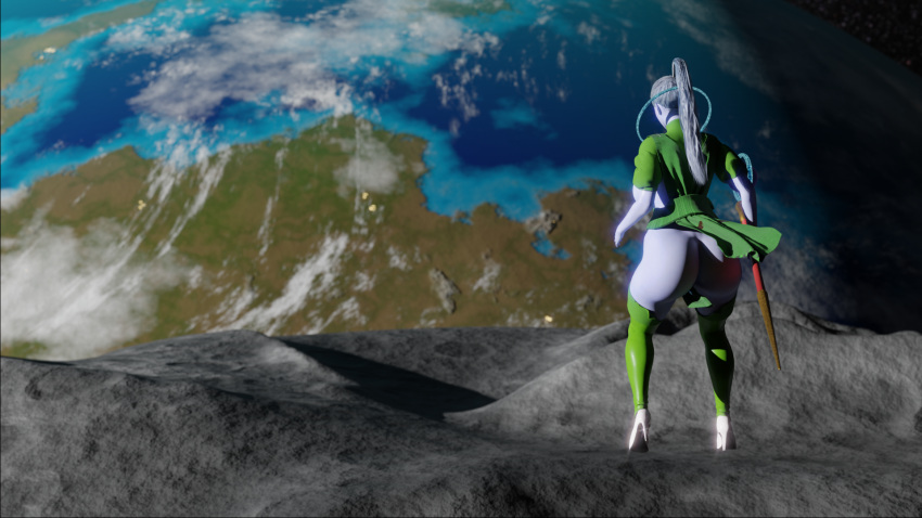 3d dragon_ball dress female female_only planet sextus400 space vados