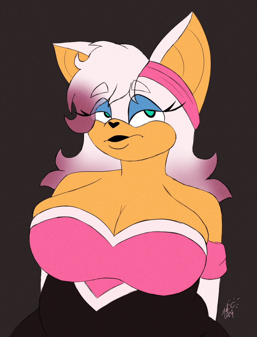 bat bat_girl dirtydragonz enormous_breasts furry lewdiverse rouge_the_bat sonic_(series) sonic_the_hedgehog_(series)