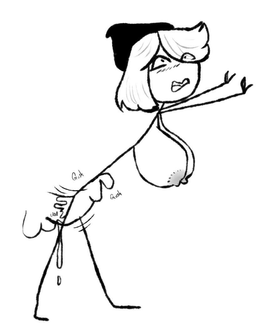 beanie cum cum_in_pussy cum_inside female large_breasts male monochrome oc oribou shocked sketch stacy_drew stickfigure stickman stomach_bulge vaginal_penetration