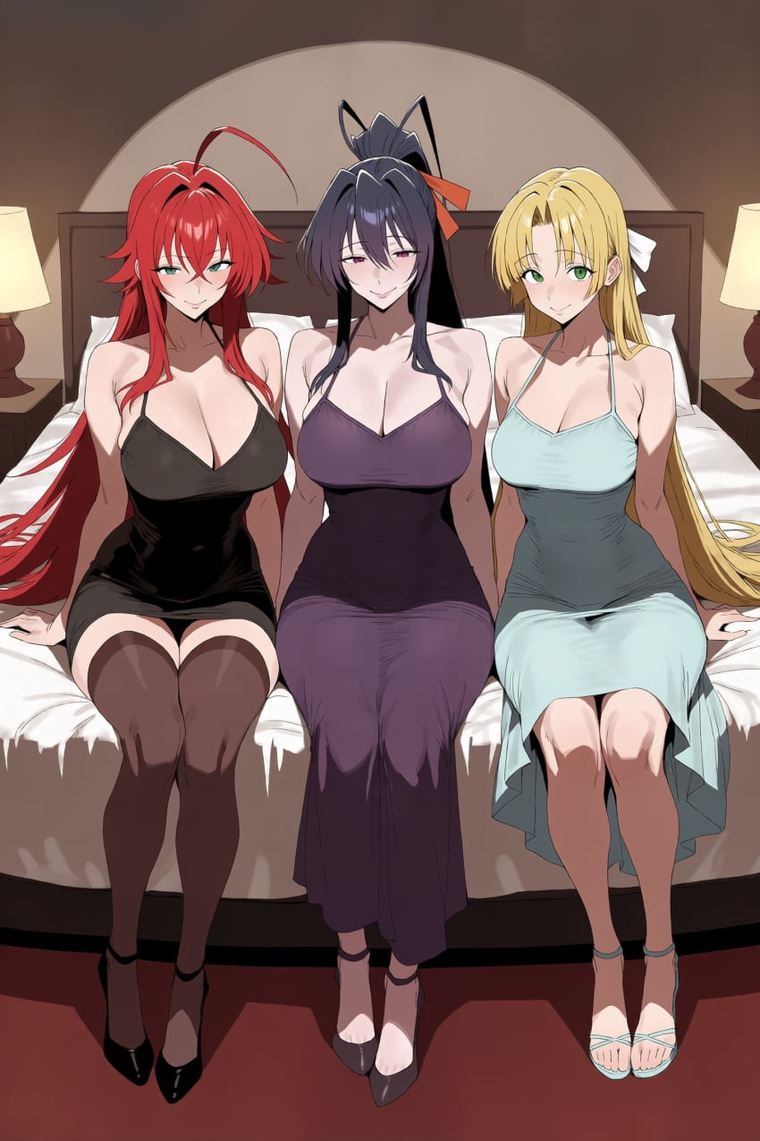 Akeno Himejima (High School Dxd) Rule 34 Image