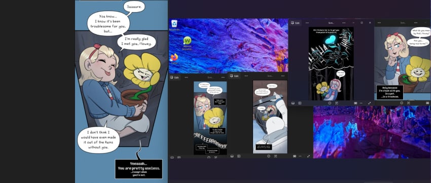 Flowey The Flower (Dinah) Rule 34 Image