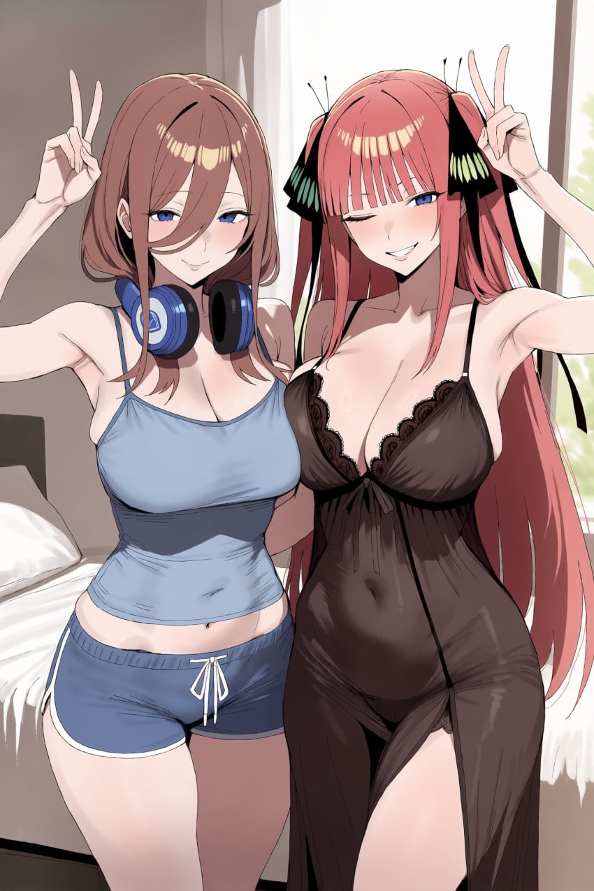 Nakano Miku (Go-Toubun No Hanayome) Rule 34 Image