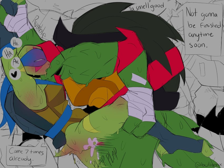 axulbunnix cum cum_in_ass cumming gay gay_domination gay_sex huge_cock incest leo leonardo leonardo_(rise_of_the_tmnt) leonardo_(tmnt) nsfw raph raphael raphael_(tmnt) rise_of_the_teenage_mutant_ninja_turtles rise_of_the_teenage_mutant_ninja_turtles:_the_movie sweat sweaty sweaty_armpit sweaty_armpits sweaty_body teenage_mutant_ninja_turtles tmnt yaoi