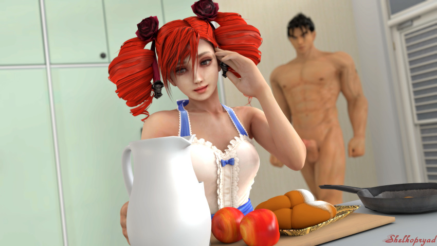 3d amy_sorel balls crossover jin_kazama penis shelkopryad soul_calibur tekken