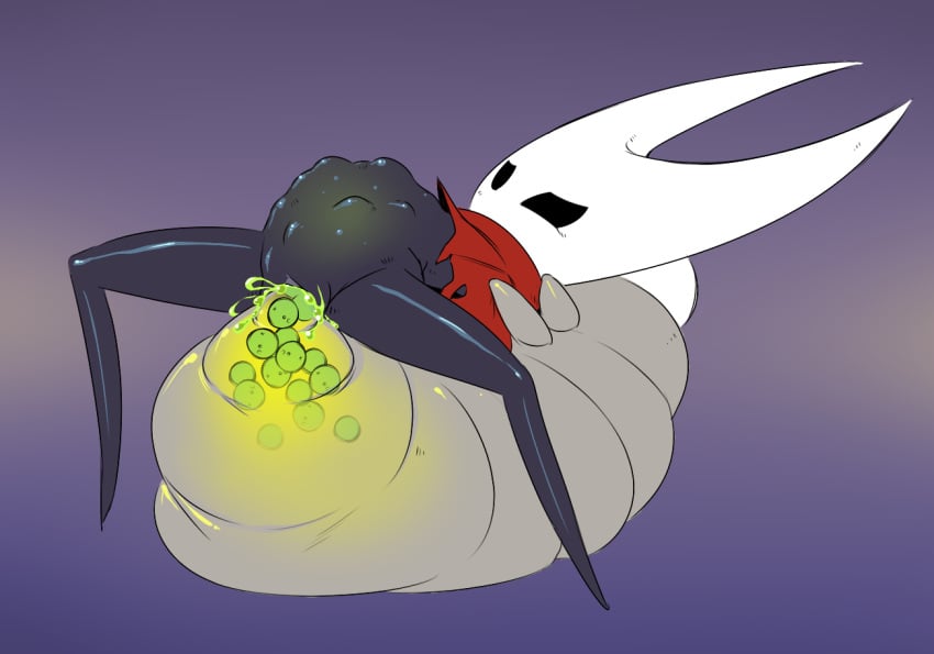 anthro arthropod big_belly cape cloak cum cum_in_pussy cum_inside egg egg_bulge egg_implantation egg_laying female hollow_knight hornet hornet_(hollow_knight) inflation insects oviposition penetration pussy red_cape restrained spread_legs stomach_bulge vaginal_egg_implantation vaginal_oviposition vaginal_penetration wasp