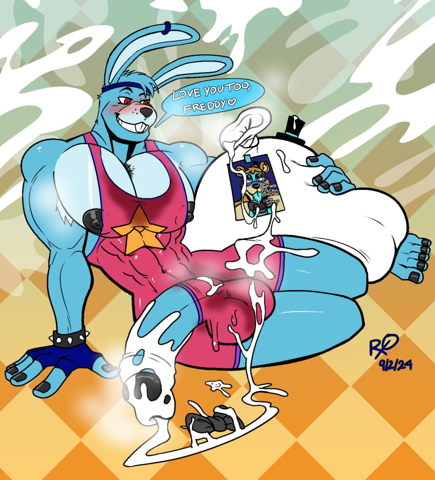 Glamrock Bonnie (Fnaf) Rule 34 Image