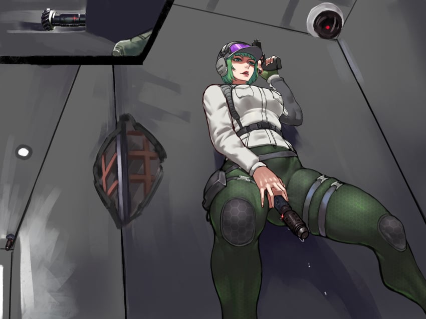 1girls clothed_masturbation clothing drone drone(rainbow_six_siege) ela_(rainbow_six) insertion leggings masturbation military_hat military_uniform peeping rainbow_six rainbow_six_siege stealth_masturbation tagme thick_thighs tom_clancy