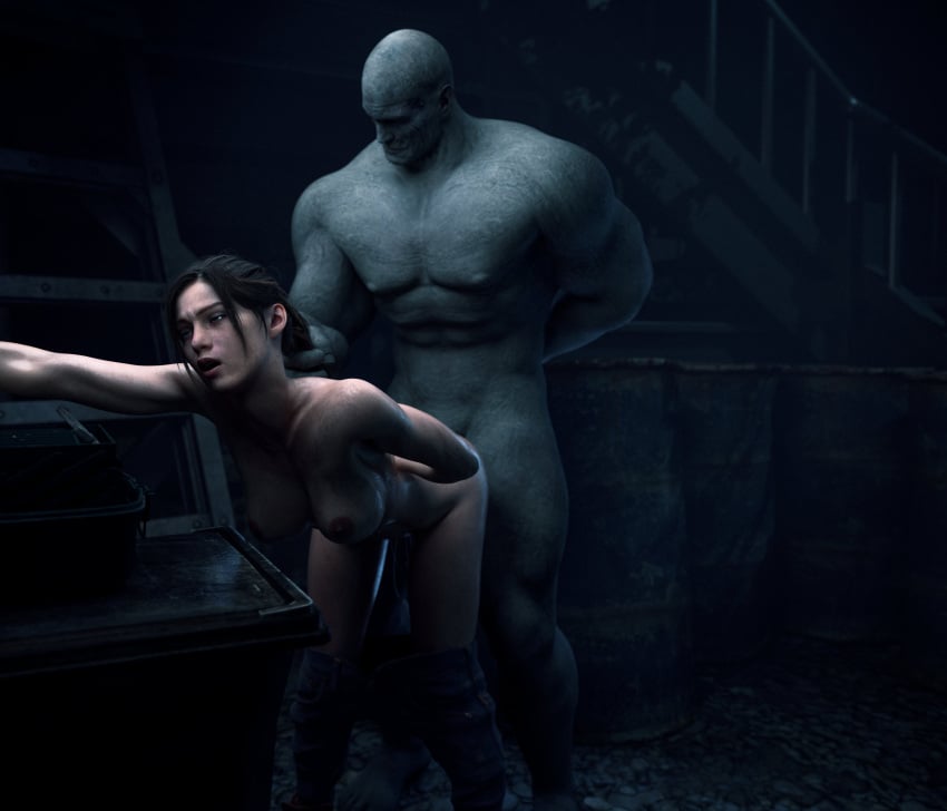 1boy 1boy1girl 1girl1boy 1girls 1monster 2024 3d 3d_(artwork) 3d_model absurdly_large_cock arm_behind_back arm_grab balls ballsack big_penis bigger_male biohazard black_hair blender blender_(software) brown_hair capcom caucasian_female claire_redfield claire_redfield_(jordan_mcewen) cock couple dark_hair deep_penetration dick erect_penis erection eyelashes eyeshadow feet female female_penetrated from_behind gigantic_penis grey_skin hair_pull hand_behind_back height_difference huge_balls huge_cock humanoid humanoid_penis indoors interspecies interspecies_sex large_balls large_penis larger_male light-skinned_female lipstick makeup male/female male_penetrating male_penetrating_female medium_hair monster monster_cock monster_on_female monsterfucker monsterfucking mr_x muscular_male night nudumart outdoors ponytail red_lipstick resident_evil resident_evil_2 resident_evil_2_remake size_difference smaller_female straight tagme taller_male tyrant tyranted