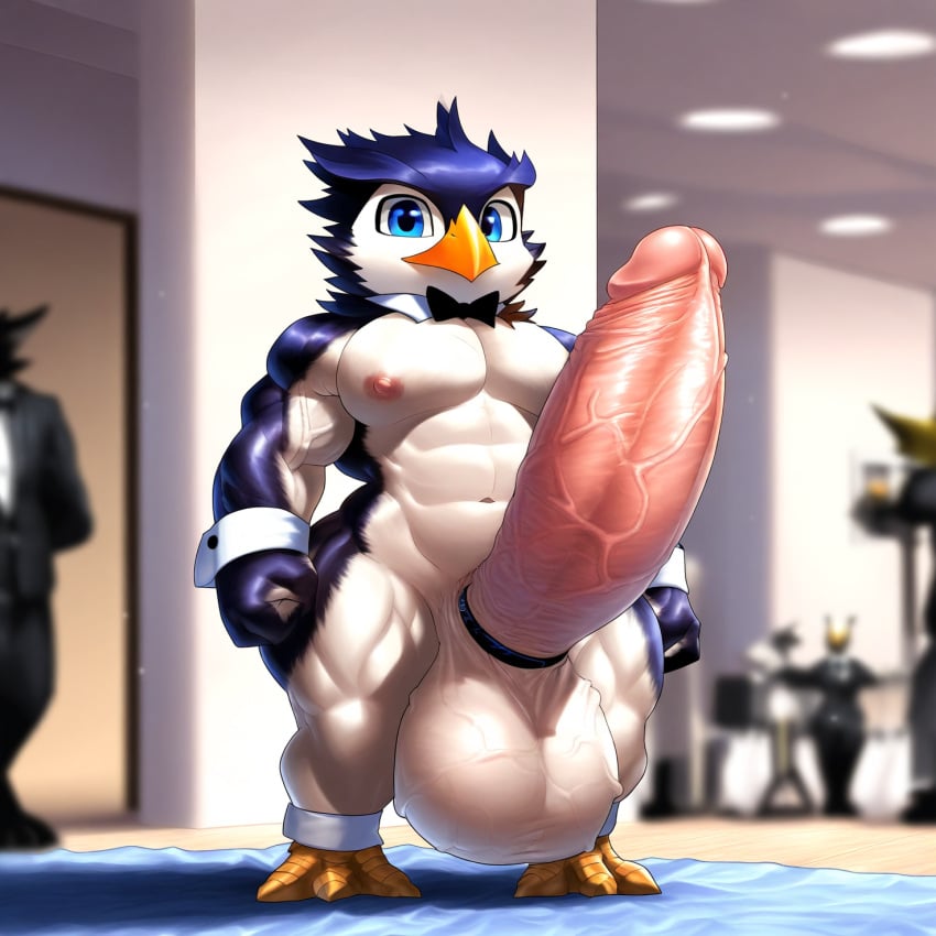 1anthro 1boy 1male 1man 3_toes 4_fingers abs ai_generated ankle_cuffs anthro anthro_male anthro_only athletic athletic_male balls ballsack bara_kid biceps big_balls big_cock big_dick big_muscles big_pecs big_penis big_testicles boner bowtie calves casual casual_boner casual_erection cock cock_ring cute cute_face cute_male deltoids detailed dick erect_penis erection fat_balls fat_cock fat_penis formal formal_wear furry furry_male furry_only hard_nipples hotel huge_balls huge_cock huge_testicles hyper hyper_balls hyper_genitalia hyper_penis indoors large_cock large_dick large_pecs large_pectorals large_penis male male_anthro male_chest male_feet male_focus male_nipples male_only man_boobs man_breasts man_tits manly muscle muscle_boy muscles muscular muscular_anthro muscular_male nai_diffusion nipples nonchalant nuts nutsack pecs pectorals penguin receptionist scrotum shameless shortstack solo solo_male standing stocky swollen_balls tail testicles theblockhead thick thick_hips thick_legs thick_penis thick_thighs vein veins veins_on_dick veiny veiny_muscles veiny_penis wide_hips wrist_cuffs young young_male