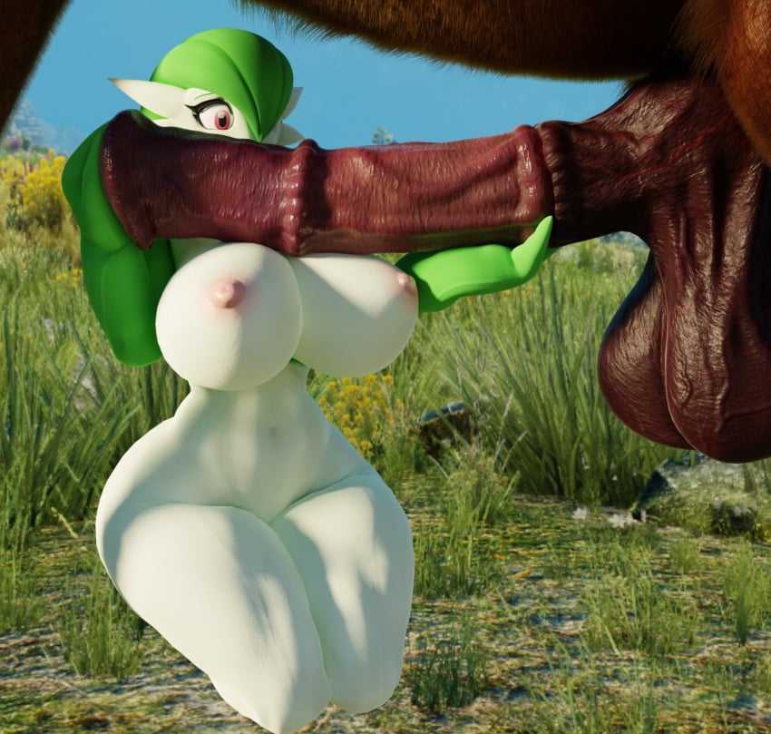 1girls ai ai_generated cock_shock female flared_penis gardevoir horse horsecock huge_balls huge_breasts huge_cock measuring_penis mt_klaus pokémon_(species) pokemon pokemon_(species) thick_thighs veiny_penis voluptuous zoophilia
