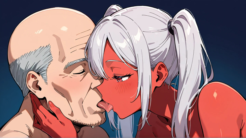 1girl1futa 1girls age_difference ai_generated back_view chile chilean chirritox computer condom dick discord female futanari grey_hair hispanic hispanic_virtual_youtuber hispanic_youtuber indie_virtual_youtuber indie_vtuber intersex kissing l latino long_hair male masturbation nude nude_female old_male older_male panties penis red_body red_skin server streamer streamers twintails twitch twitching virtual_youtuber vtuber vtuber_persona vtuberfanart youtube youtuber, youtuber_girl youtubers