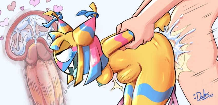 2d anonymous_male cum_inside dahs dandy's_world impossible_fit internal internal_cumshot internal_view possible_pregnancy pregnancy_risk rough rough_sex stomach_bulge tears vaginal_penetration yatta_(dandy's_world)