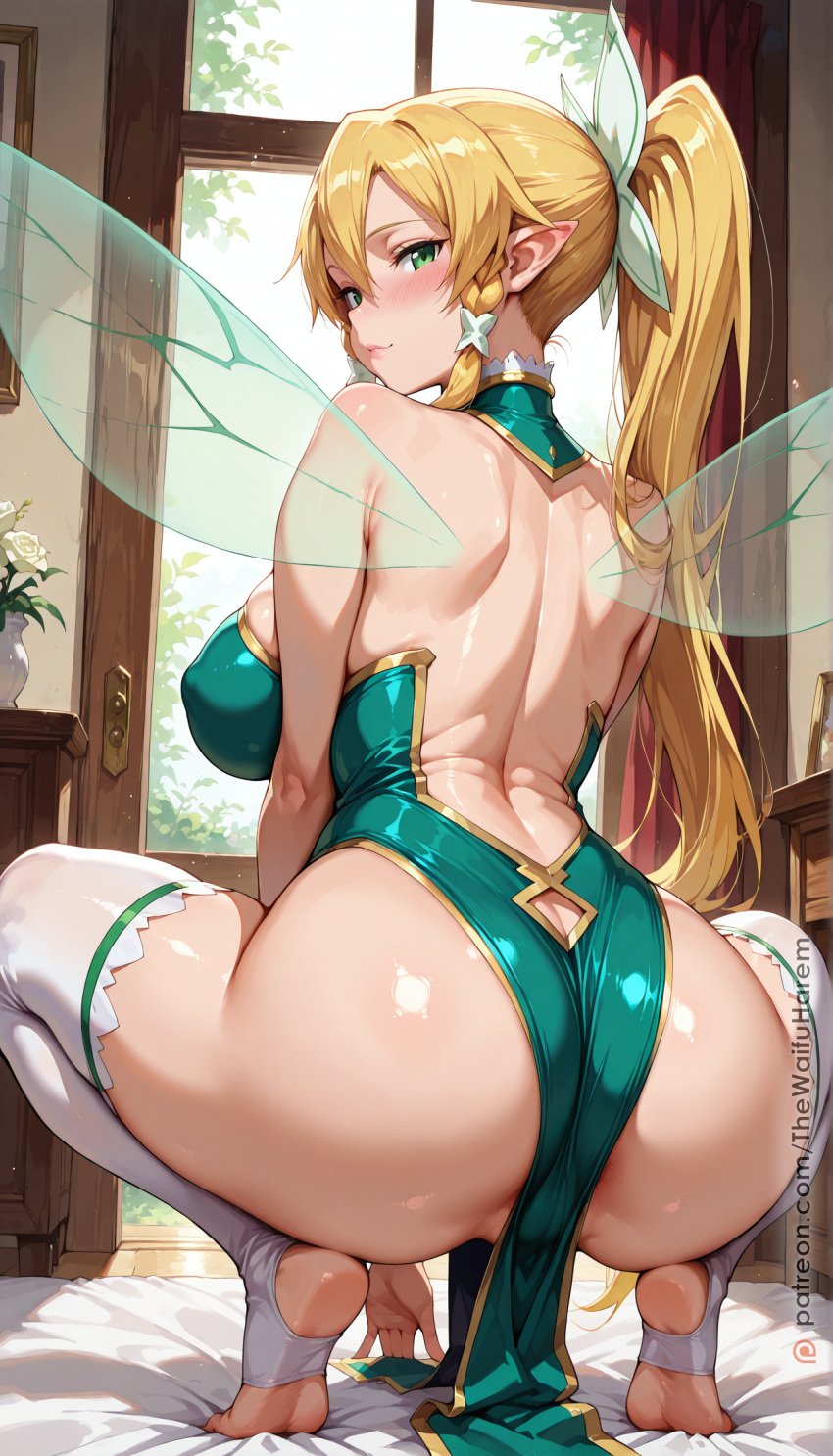 ai_generated aiart anime anime_girl erotic hentai leafa nsfw sao sexy swordartonline thewaifuharem