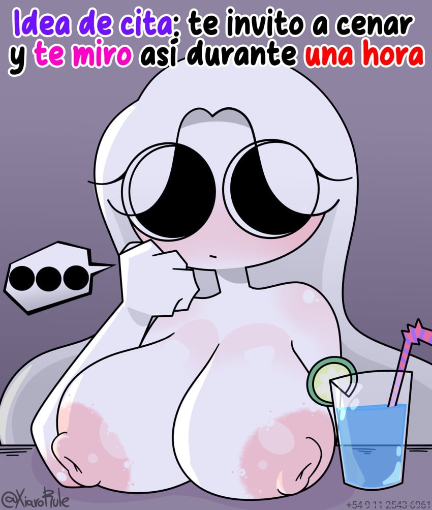 ... 1girls breasts female large_breasts looking_at_viewer spanish xiaro xiarorule