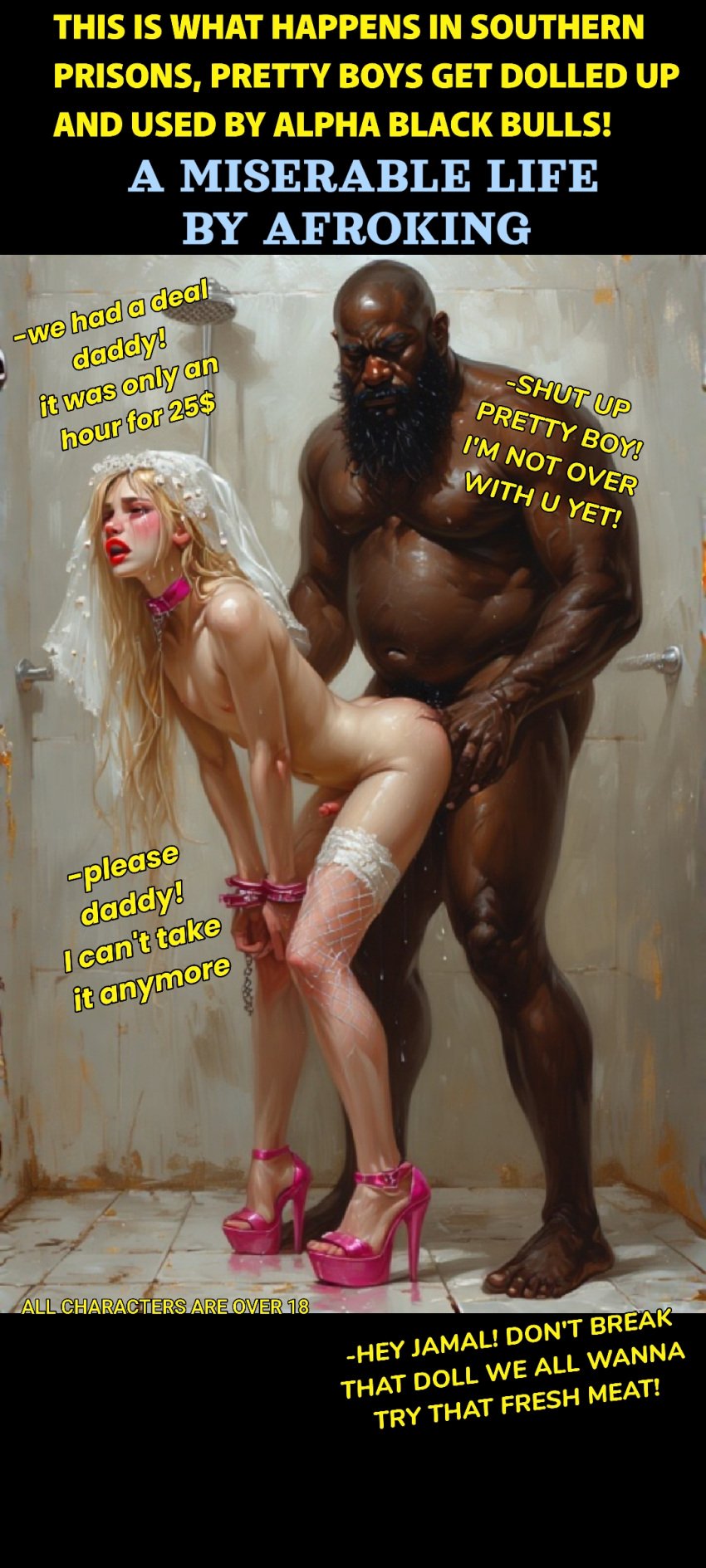 1femboy 2boys 3d abuse abusive afroking age_difference ai_generated anal anal_sex athletic athletic_male bald beard black_body black_skin blacked blonde_hair bondage choker comic comic_page crossdressing crossdressing_male crying dark-skinned_male dark_skin dominant_male domination english_text exposed_breasts exposed_nipples exposed_penis exposed_torso facial_hair femboy forced forced_yaoi gay handcuffed handcuffs heels helpless high_heels interracial makeup male male_only masculine masculine_male muscular muscular_male old_male older_male pale-skinned_male pale_skin penis pink_heels platform_heels prison prisoner prostitute prostitution rape raped red_lipstick rough_sex ruined_makeup scared sex sissy slut small_penis story submissive submissive_male teen teenager text tiny_penis tired topless topless_male twink ugly_bastard ugly_man veil wedding_veil white_skin whore yaoi