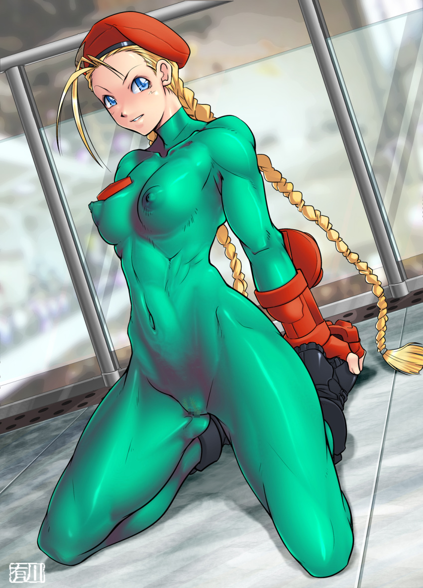 1girls arikawa bangs beret blonde_hair blue_eyes bodypaint bodysuit boots braid cameltoe cammy_white capcom censored clothes collarbone covered_breasts covered_erect_nipples covered_nipples covered_pussy crotch dutch_angle erect_nipples erect_nipples_under_bodysuit erect_nipples_under_clothes false_clothes female female_only fingerless_gloves floor footwear gloves green_bodysuit hair hat highres human jpg kneeling legs_apart long_hair medium_breasts muscle navel nipple_outline nipples nipples_covered nipples_visible_through_clothing painted_clothes pubic_hair puffy_nipples sitting skin_tight solo straight_hair street_fighter twin_braids window