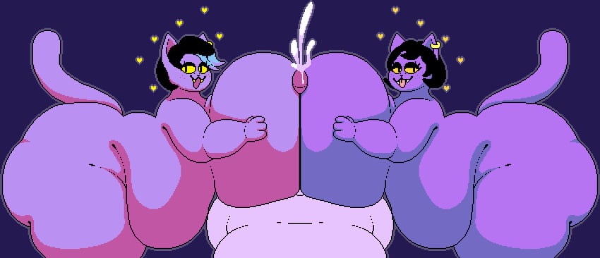 bbw big_ass big_breasts big_penis breasts bubble_butt catty_(undertale) chip_at_night cleavage cum deltarune female furry huge_ass huge_breasts huge_cock hyper_breasts overweight penis tagme thick_thighs undertale undertale_(series) wide_hips