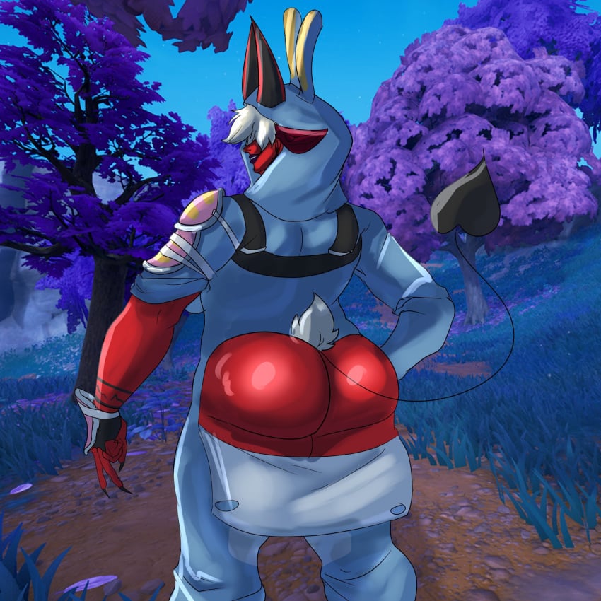 3d_background anthro big_ass bubble_butt butt_flap character_request demon desdemona_(fortnite) exposed_ass female fortnite huge_ass kuroinsolitude tagme thick_thighs wardrobe_malfunction wide_hips