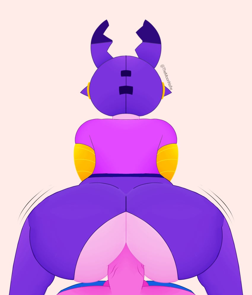 bea_(brawl_stars) big_ass big_butt brawl_stars futa_on_female ride rosa_(brawl_stars) sentones themoonbear_artist themoonnsfw_artist torn_clothes