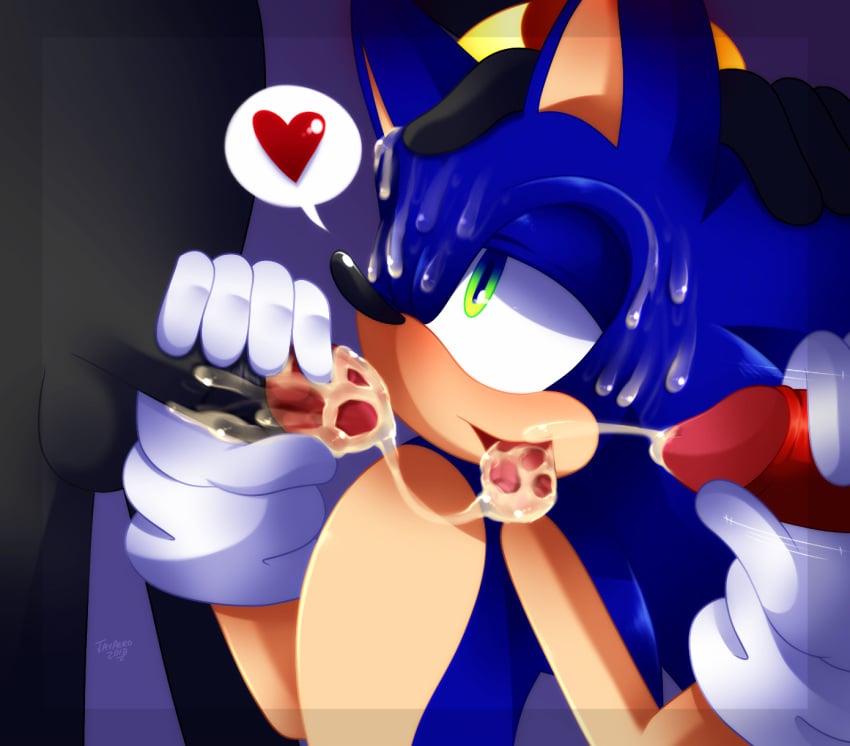 cum cum_in_mouth cum_on_face gay hand_on_head handjob jayaero knuckles_the_echidna male_only oral shadow_the_hedgehog sonadow sonic_(series) sonic_the_hedgehog sonknux threesome yaoi