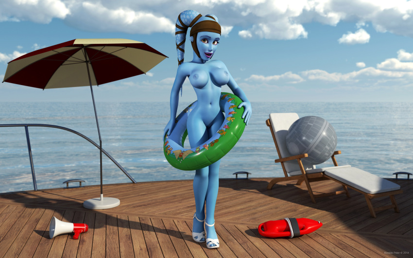 1girls 2014 3d aayla_secura alien alien_girl alternate_version_available artist_name big_breasts blue_skin busty chair clone_wars curvy day death_star_beach_ball detailed_background erect_nipple erect_nipples ewok_floating_tire eyelashes female female_only front_view headgear hourglass_figure humanoid jedi jedi_master kondaspeter looking_at_viewer mammal naked nude open_mouth outdoor outside pose posing purple_lips shadow shaved_pussy shiny shiny_skin solo standing star_wars twi'lek voluptuous water wide_hips yellow_eyes